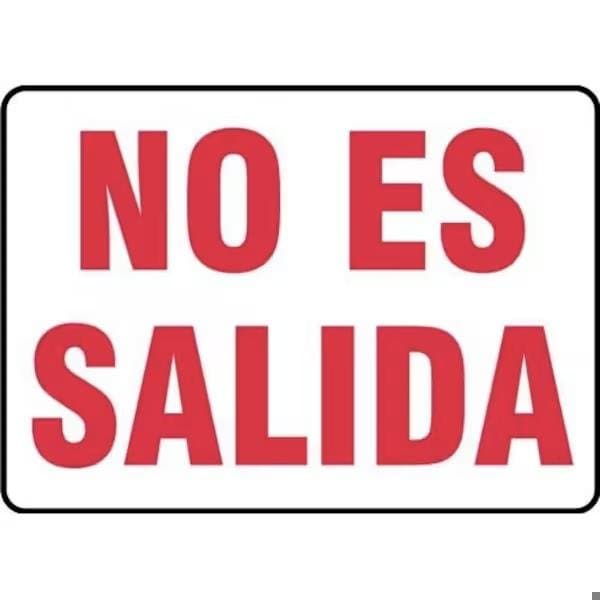 Accuform Dura-Plastic, 10 in x 14 in, Mounting Holes SHMEXT911XT - main